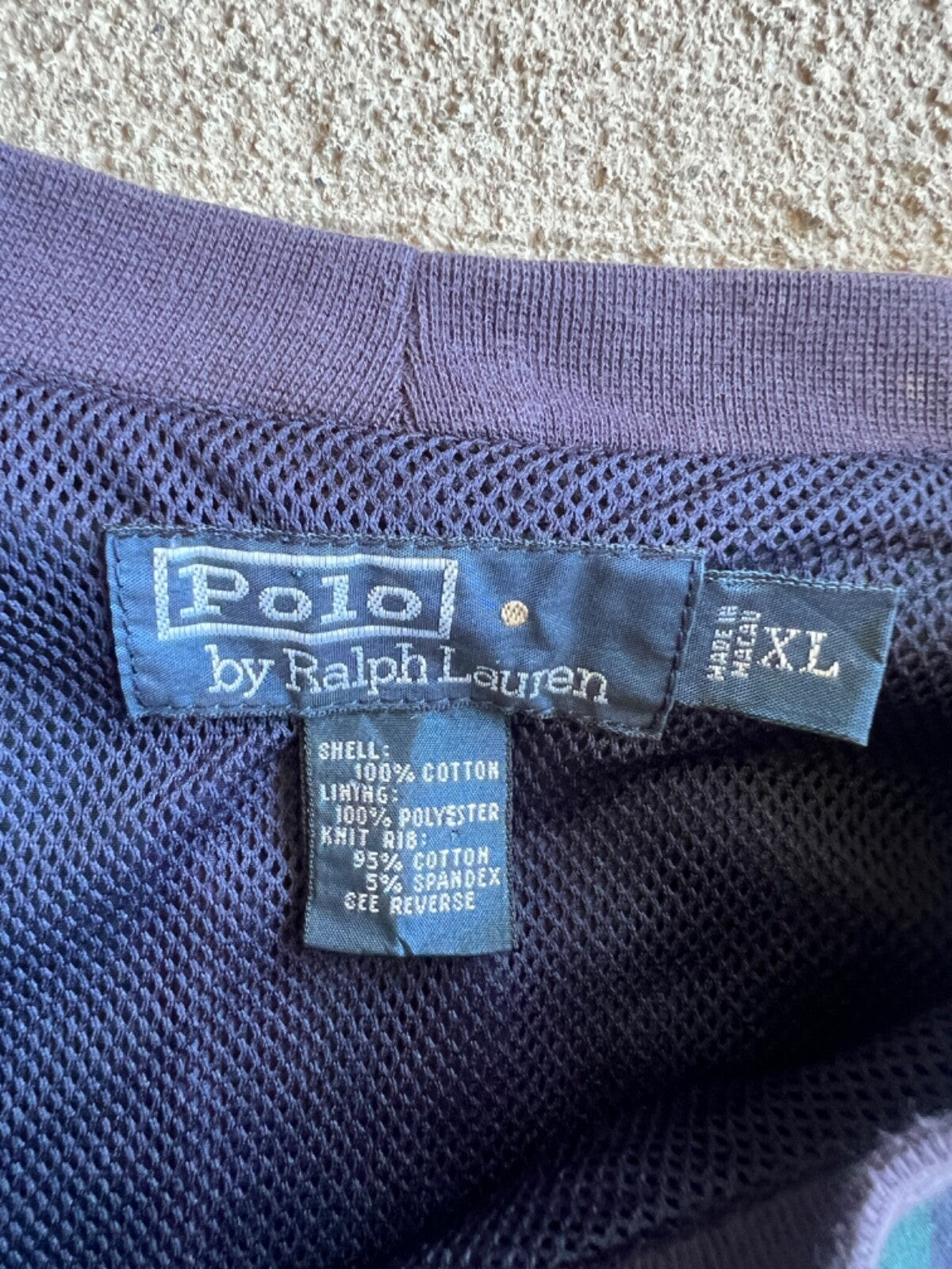 Vintage 90's Polo Ralph Lauren Tartan Golf Pullover Sweatshirt