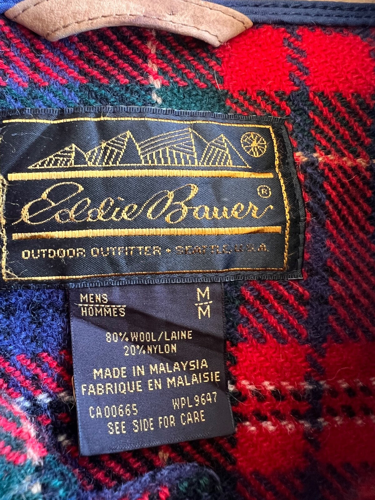 Vintage 90's Eddie Bauer Plaid Overshirt