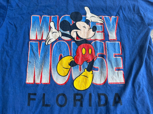Vintage 90's Mickey Mouse Florida T-Shirt