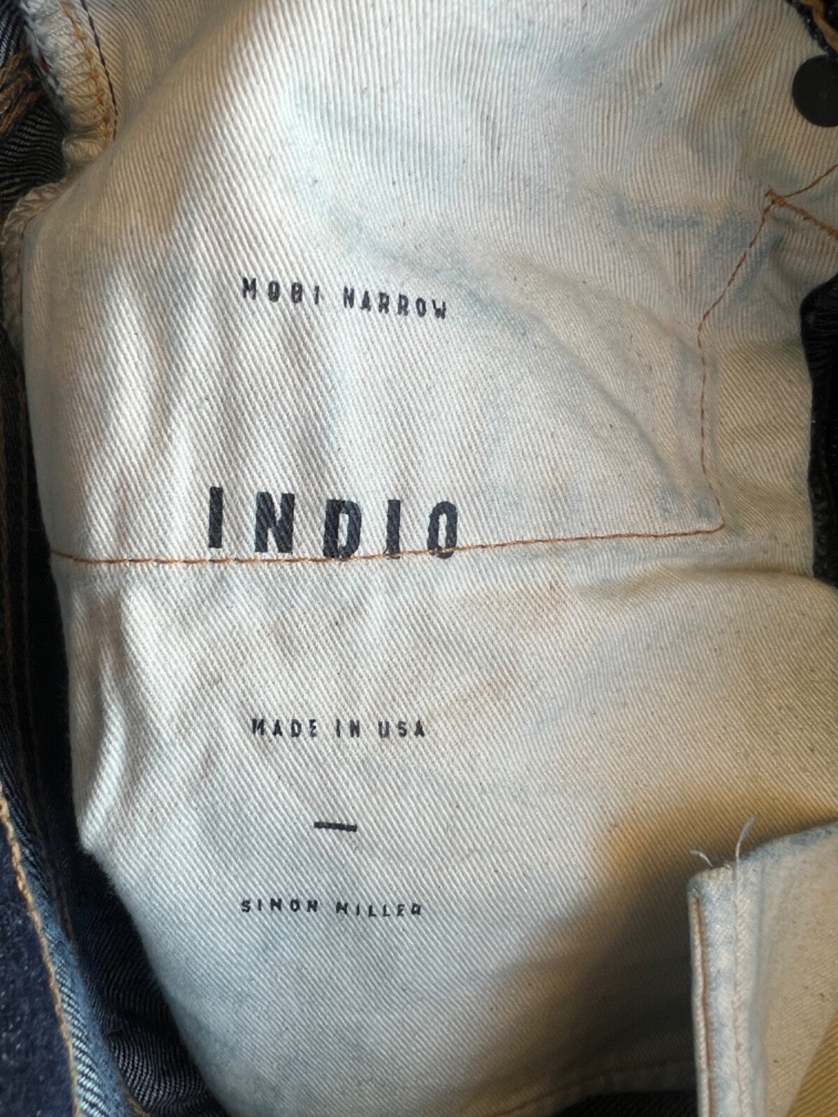 Simon Miller M001 Narrow Selvedge Denim Jeans 28"