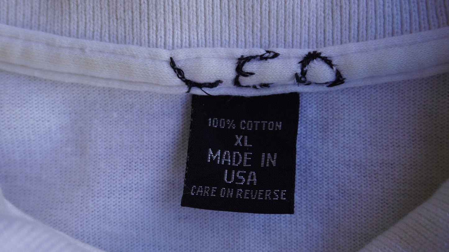 Vintage 90's Mobil 1 Racing Striped Rugby Shirt