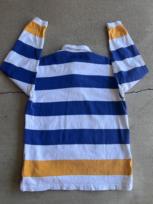 Vintage 90's Eddie Bauer EBTEK Striped Rugby Shirt