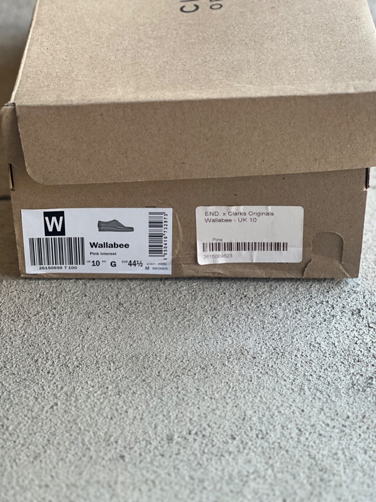 End x Clarks Original "Artisan Craft" Wallabee New/w Box Mens sz UK 10 (US11)