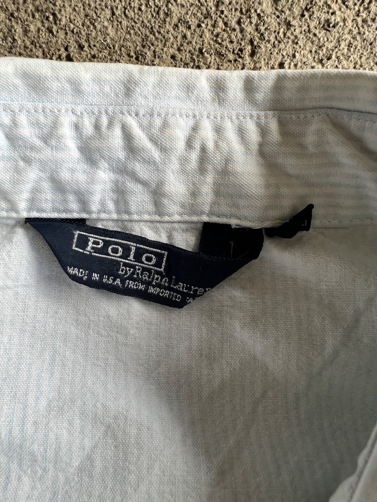 Vintage 90's Polo Ralph Lauren Pinstripe Zip Up Bomber Jacket