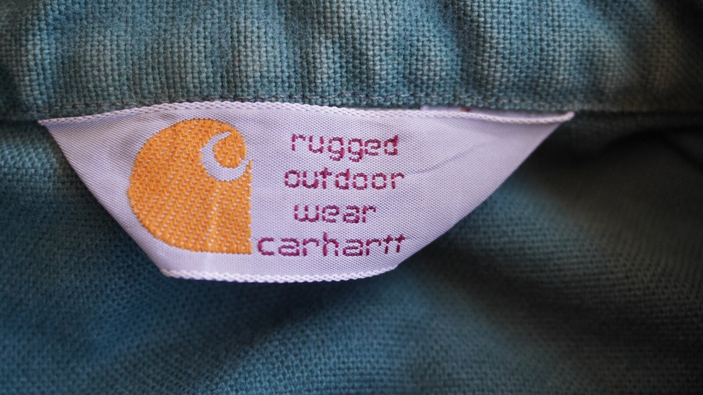 Vintage 90's Carhartt "Spenard Builders Supply" Button Up Work Shirt