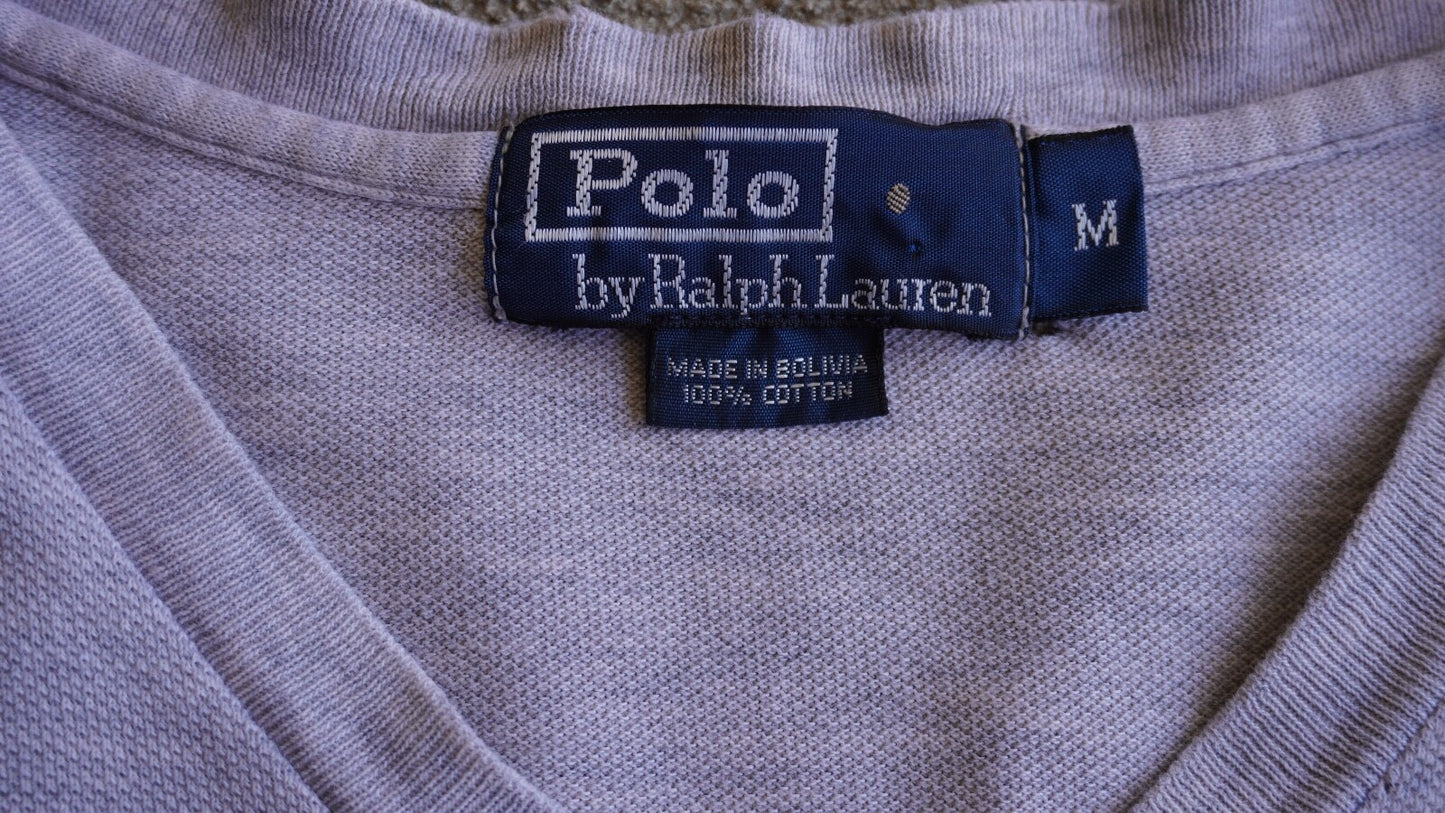 Vintage Y2K Polo Ralph Lauren Stripe V-Neck T-Shirt