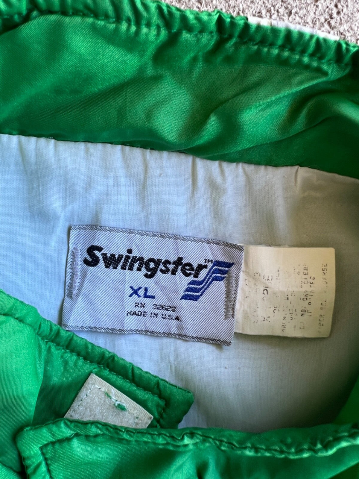 Vintage 90's Swingster Quaker State Racing Windbreaker Jacket