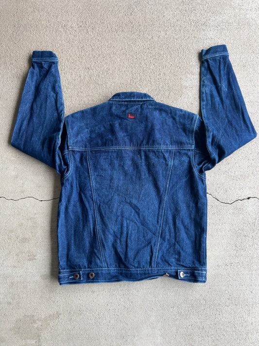Vintage 90's FUBU Womens Script Denim Trucker Jacket