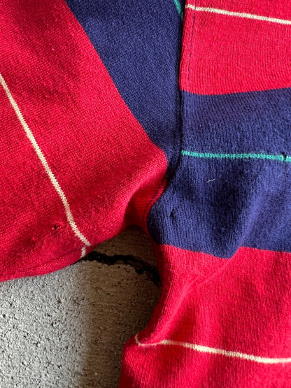 Vintage 90's Chaps Ralphs Lauren Made in Japan Striped Rugby Shirt
