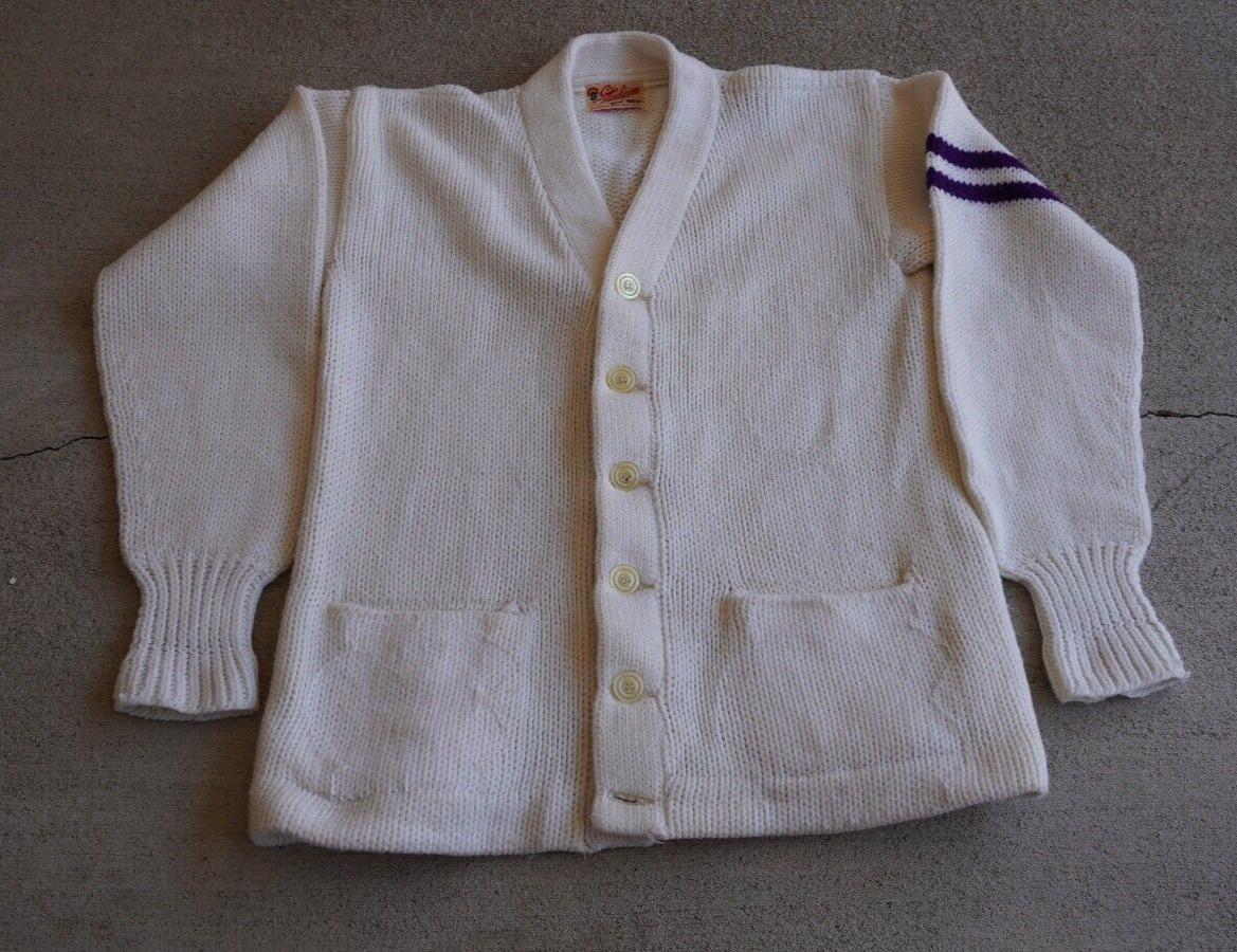 Vintage Stadium Shaker Sweater Cardigan