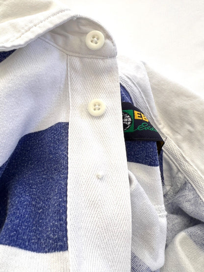 Vintage 90's Eddie Bauer EBTEK Striped Rugby Shirt