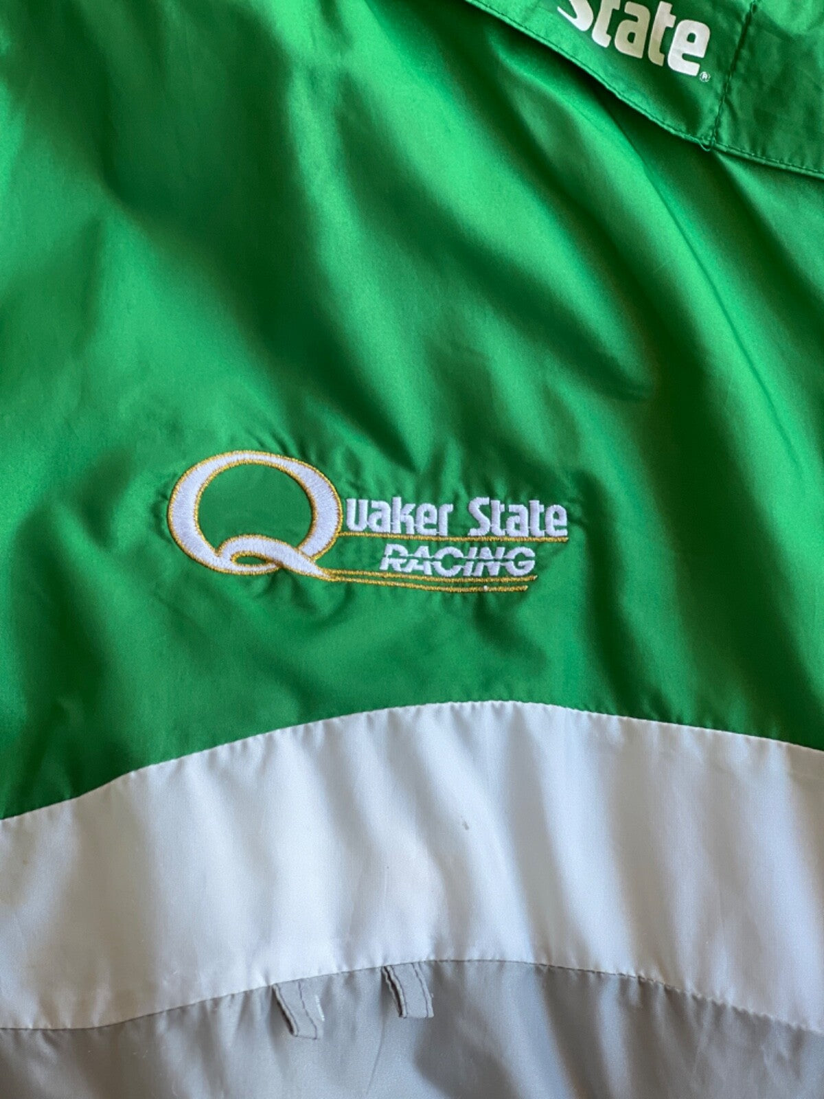 Vintage 90's Swingster Quaker State Racing Windbreaker Jacket