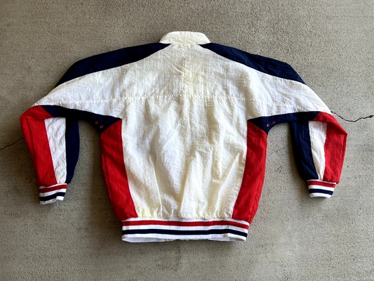 Vintage 90's Adidas Tri-Color Track Windbreaker Jacket