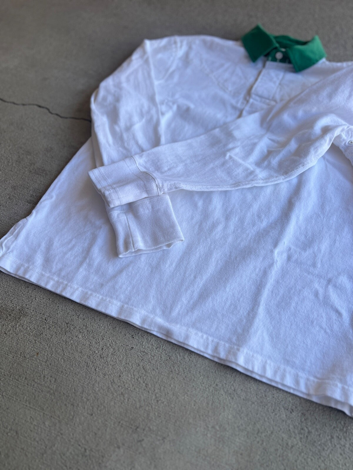 Vintage Y2K Polo Ralph Lauren Quilted Neckline Rugby Shirt