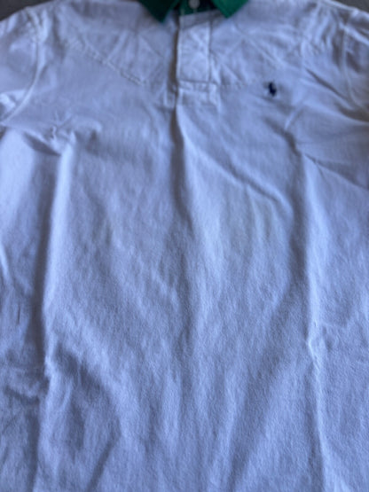 Vintage Y2K Polo Ralph Lauren Quilted Neckline Rugby Shirt