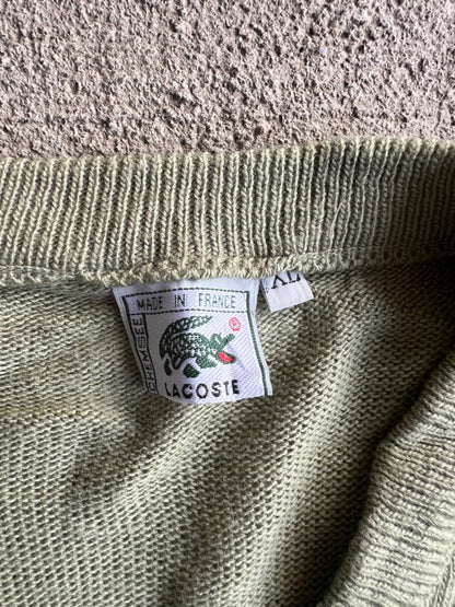 Vintage 90's Lacoste V-Neck Sweater