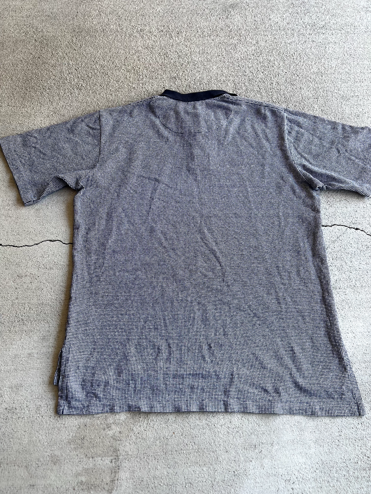 Vintage Y2K Polo Ralph Lauren Small Grid Polo Shirt