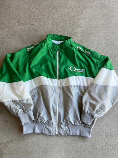 Vintage 90's Swingster Quaker State Racing Windbreaker Jacket