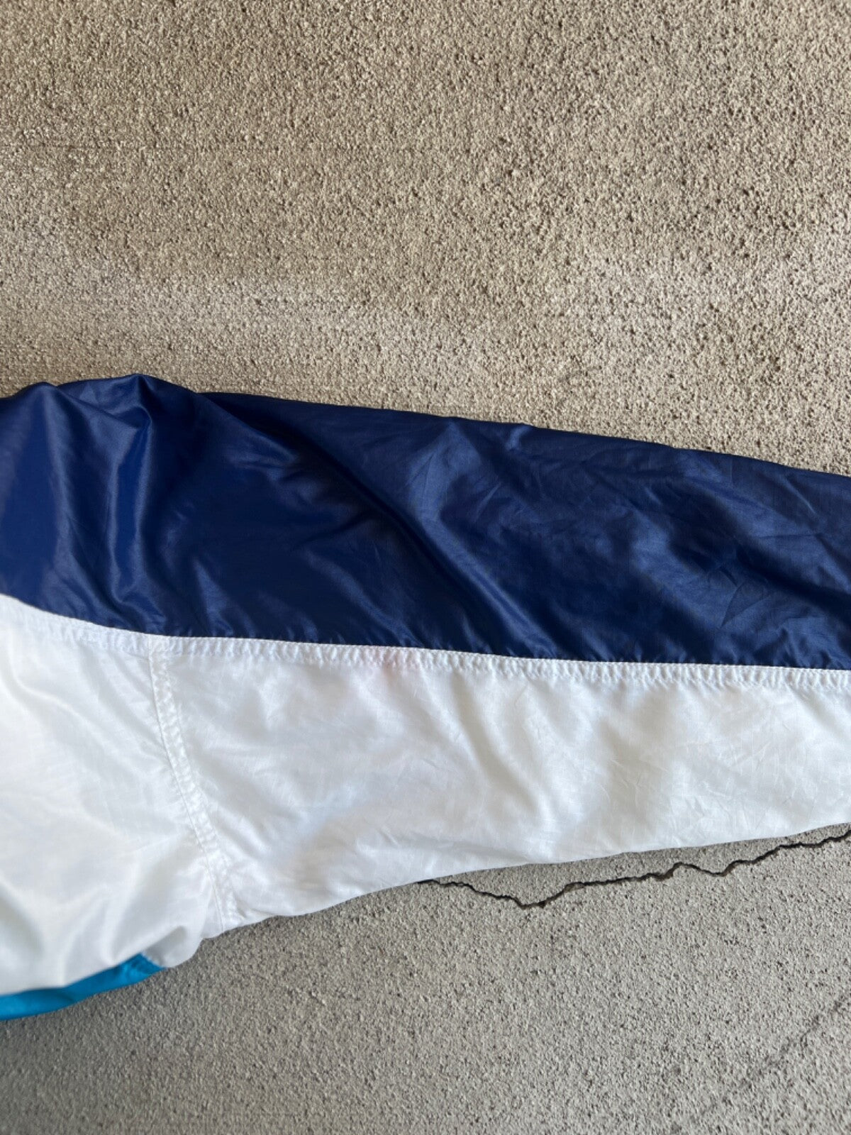 Vintage 90's Nke 1/4 Zip Mock Neck Pullover Windbreaker Jacket