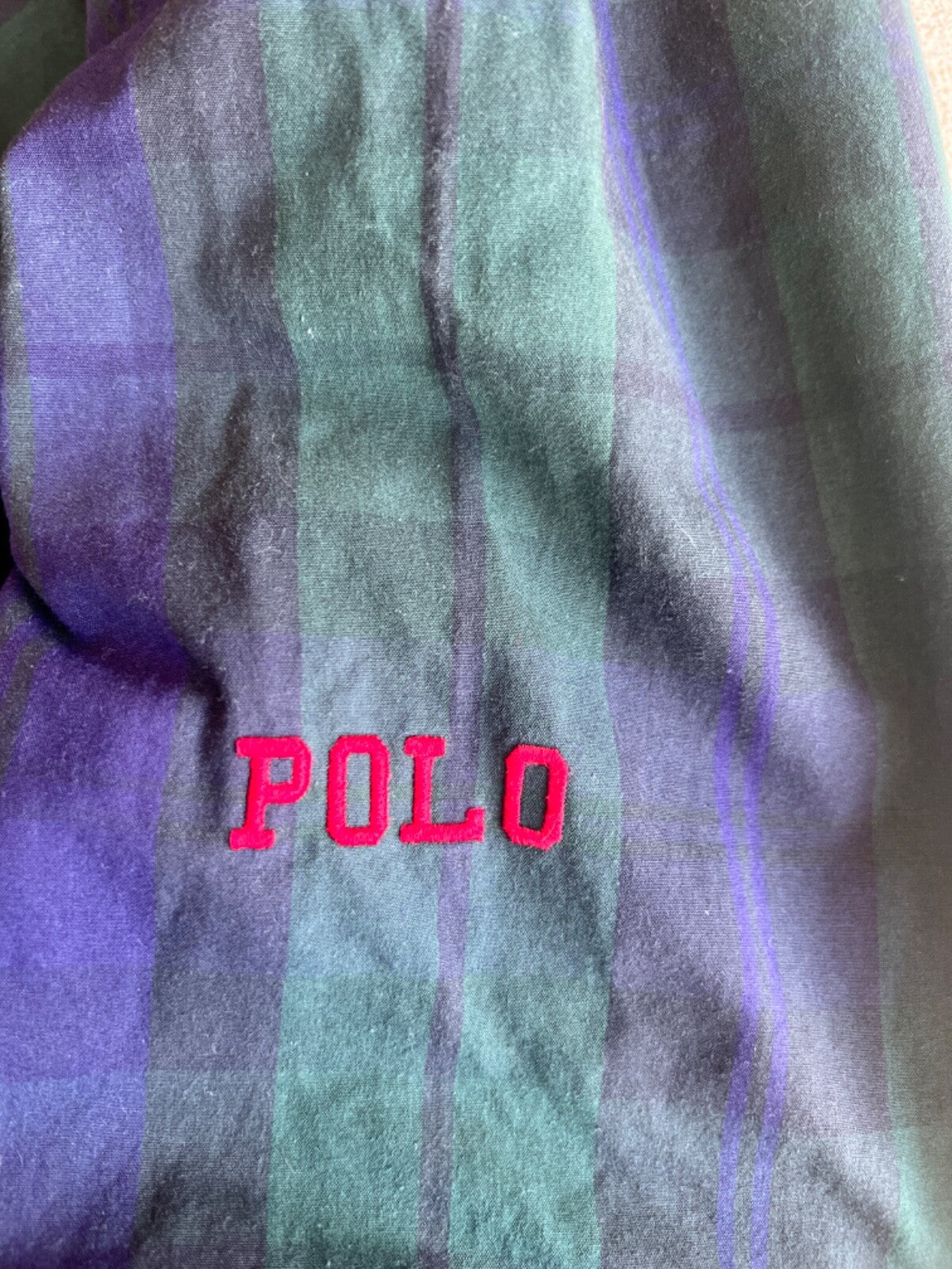 Vintage 90's Polo Ralph Lauren Tartan Golf Pullover Sweatshirt