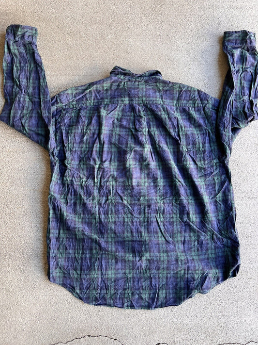 Vintage Tommy Hilfiger Tartan Button Shirt