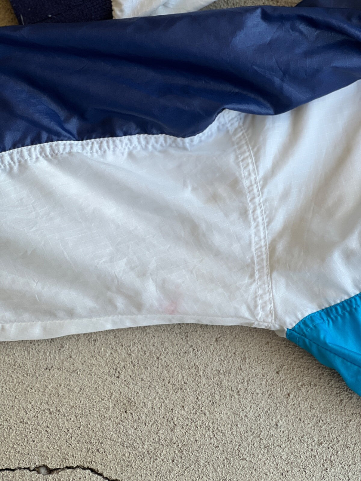 Vintage 90's Nke 1/4 Zip Mock Neck Pullover Windbreaker Jacket