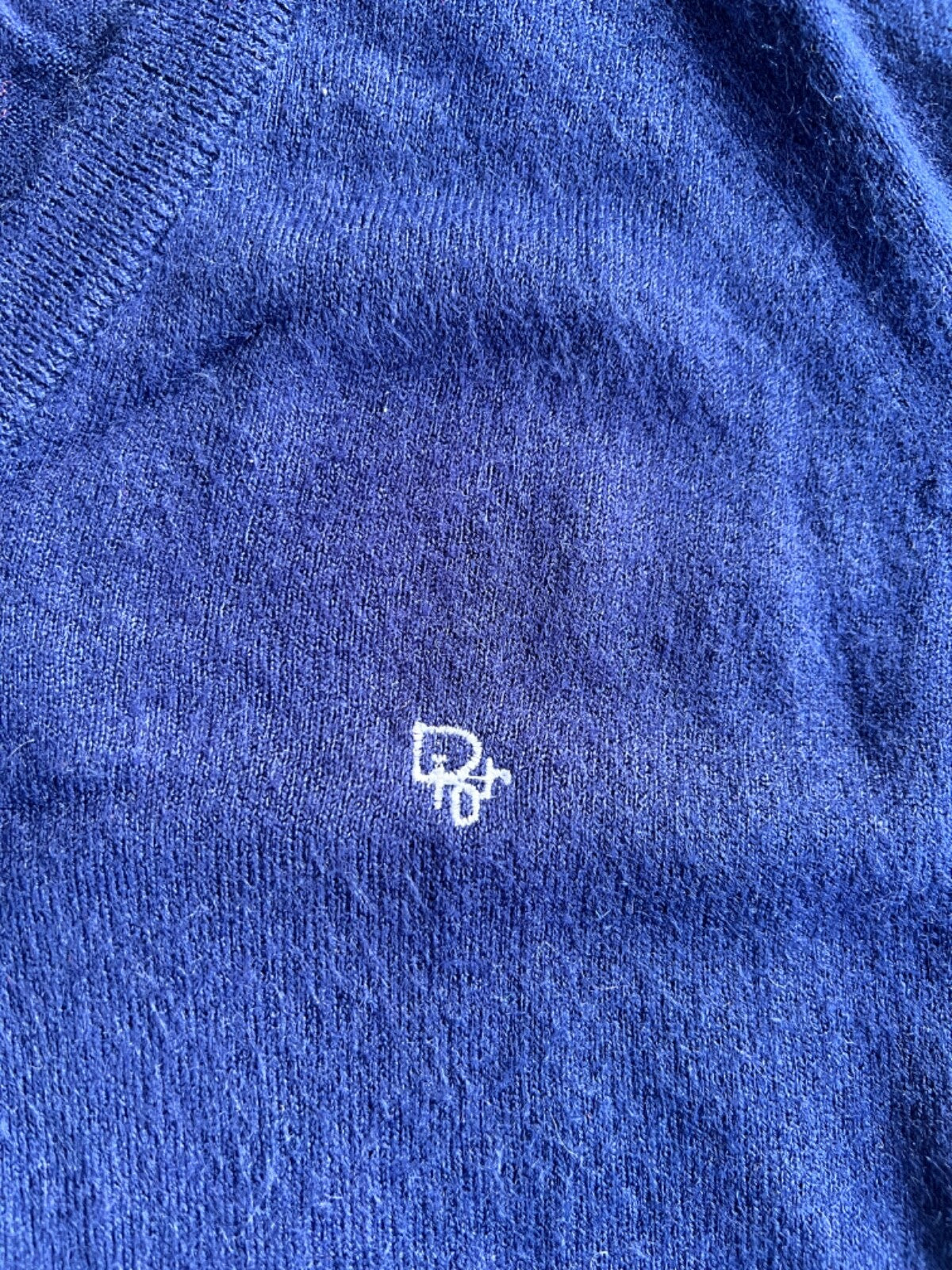 Vintage 80's Christian Dior Monsieur V-Neck Sweater