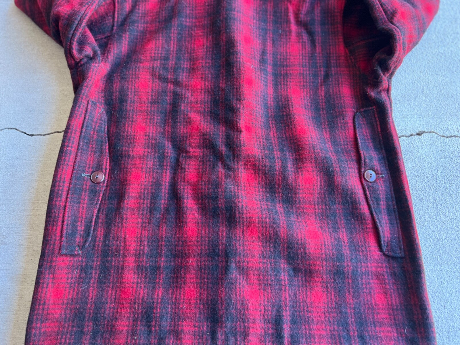 Vintage Woolrich Mackinaw Plaid Shore Jacket 42R