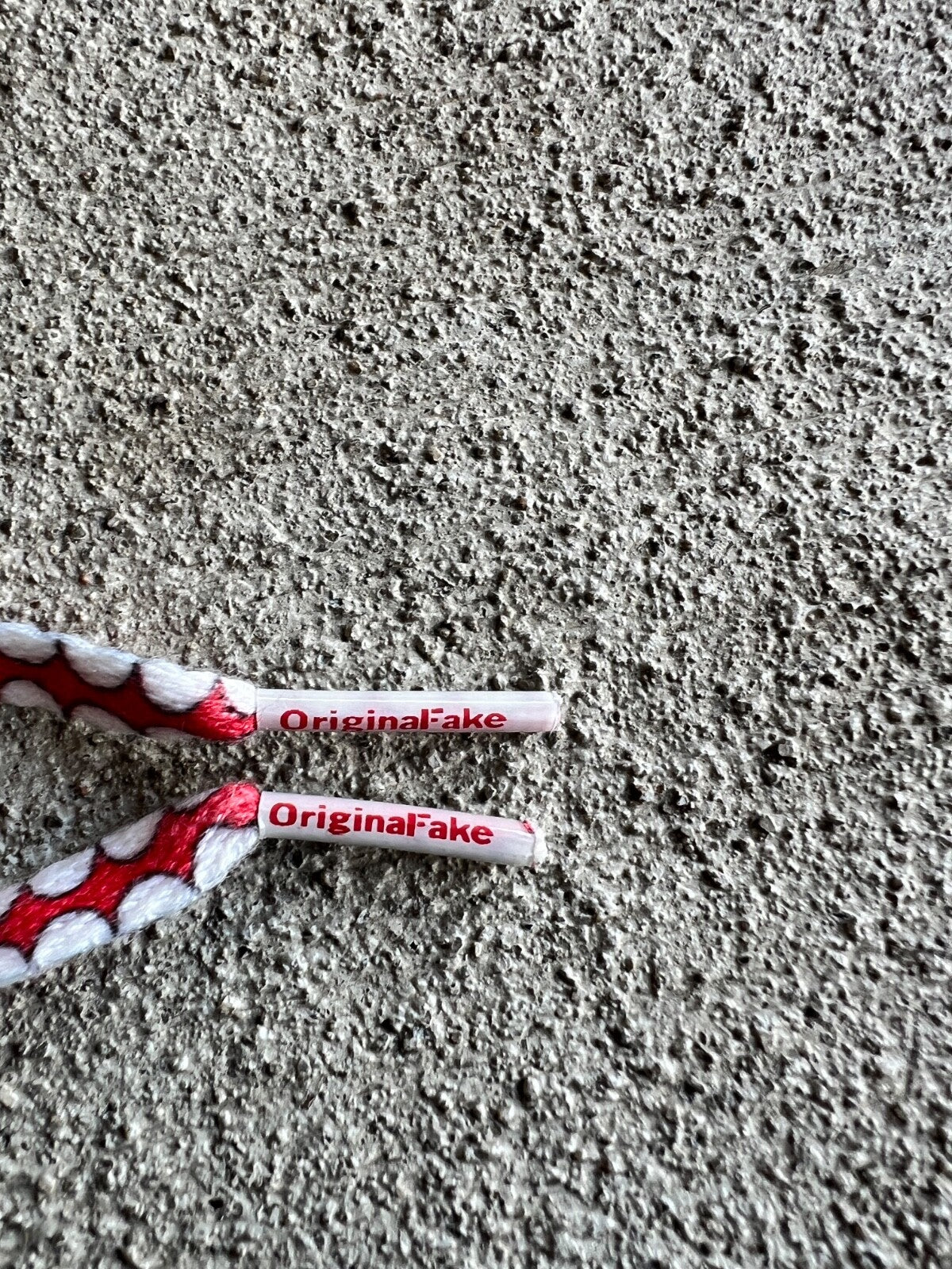 Super Rare Brand New Original Fake x Starks  "Chomper" Shoe Laces