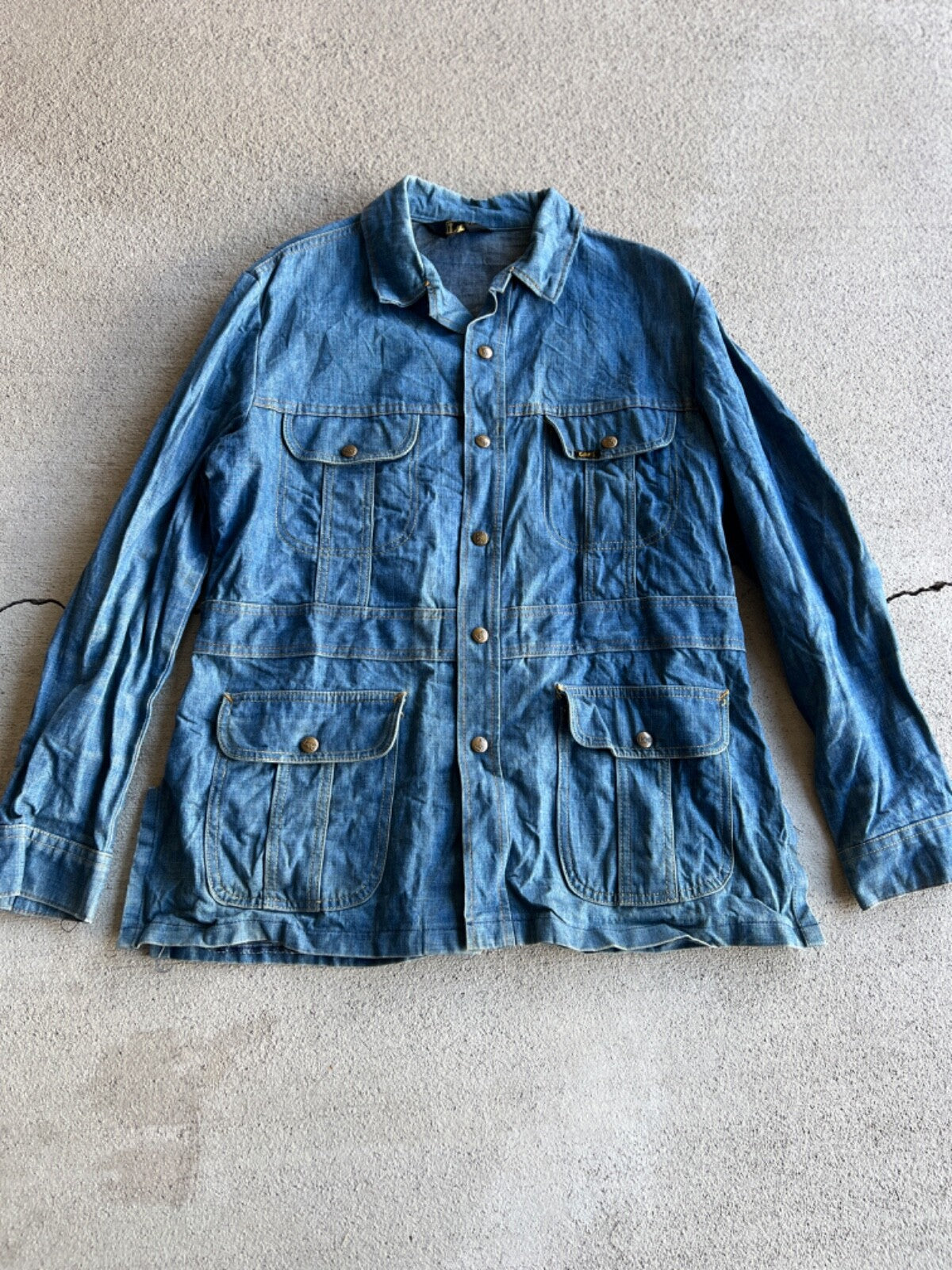 Vintage Lee Safari Denim Chore Jacket