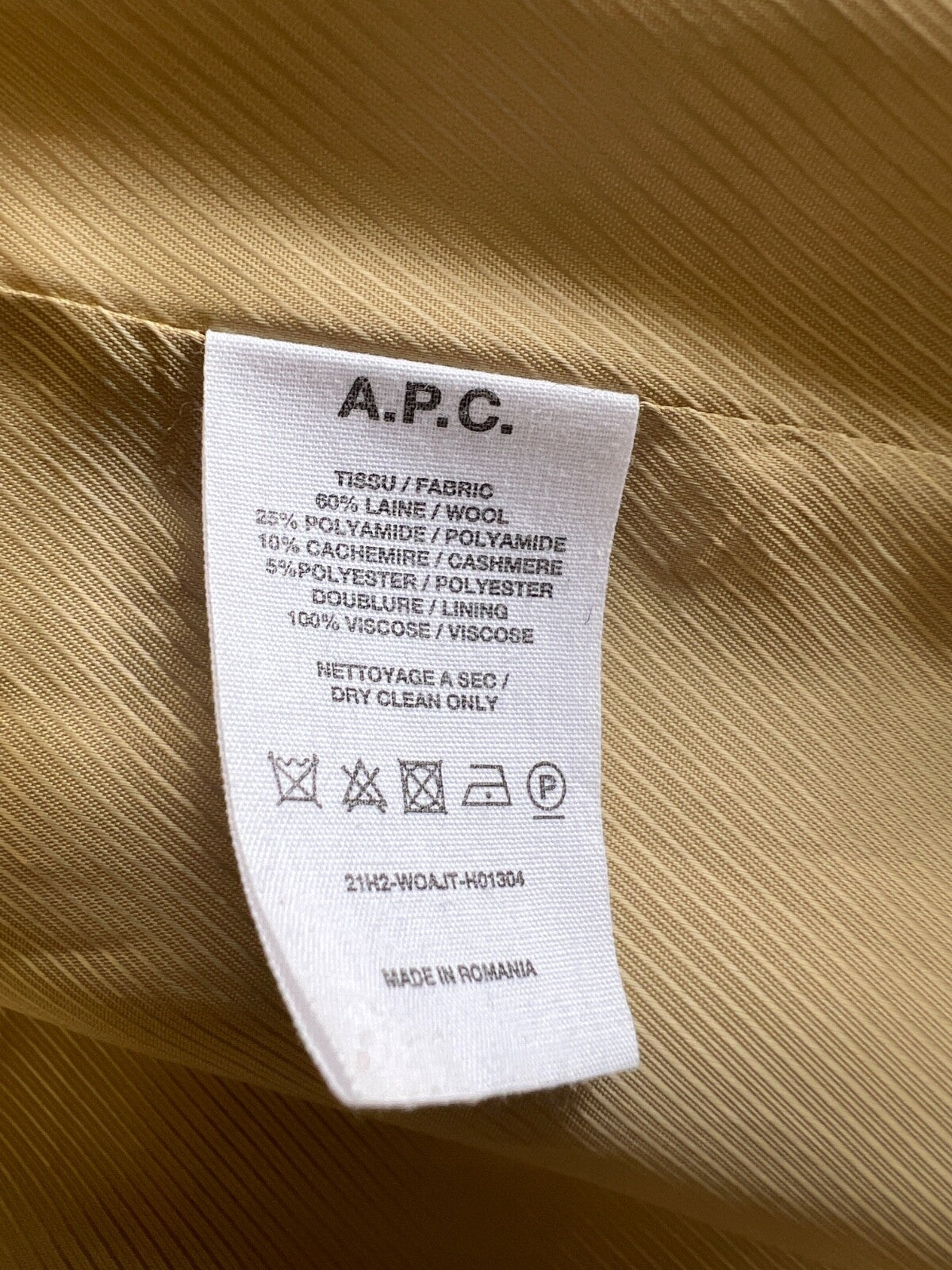 A.P.C Visconti Wool Coat