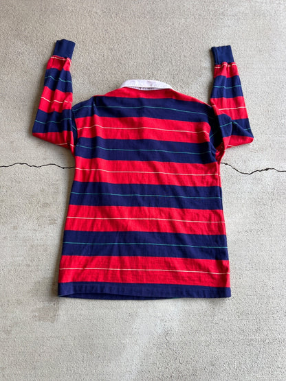 Vintage 90's Chaps Ralphs Lauren Made in Japan Striped Rugby Shirt