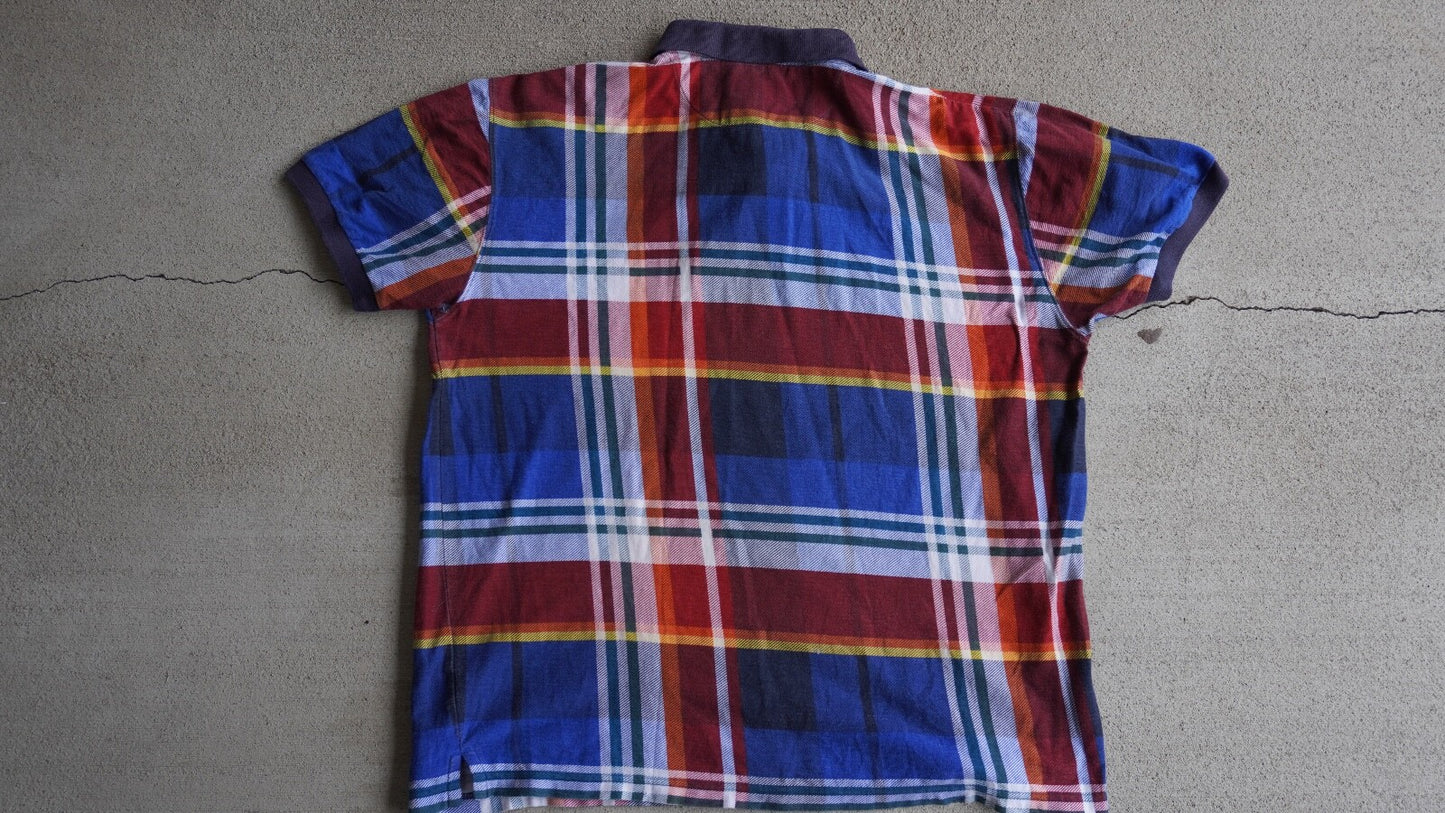 Vintage 90's CHAPS Ralph Lauren Plaid Polo