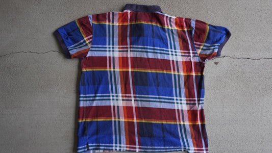 Vintage 90's CHAPS Ralph Lauren Plaid Polo