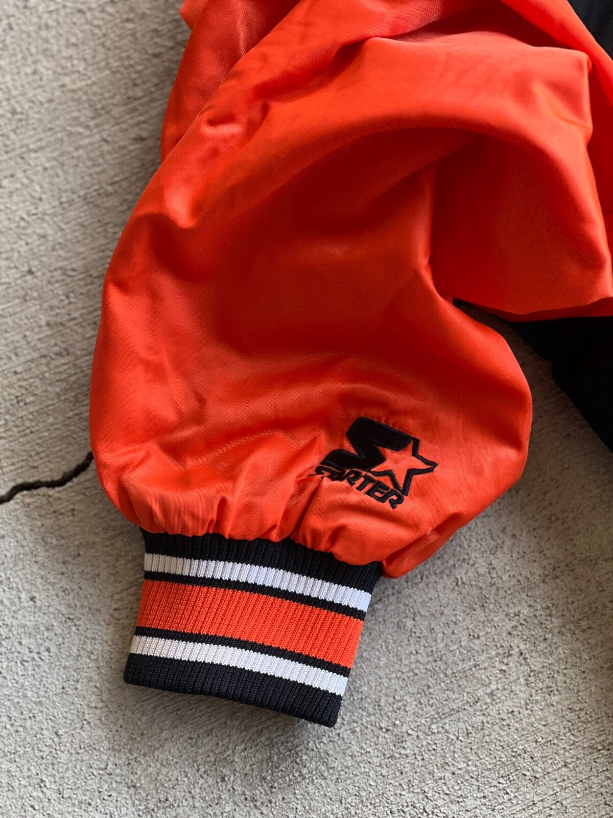 Vintage 90's Starter Diamond Baltimore Orioles Bomber Jacket