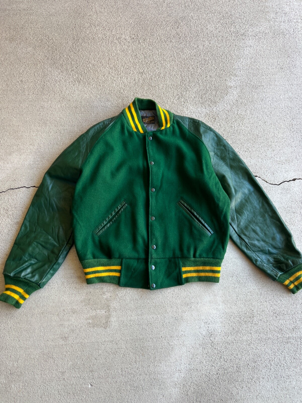 Vintage Johnny Mac Varsity Bomber Jacket