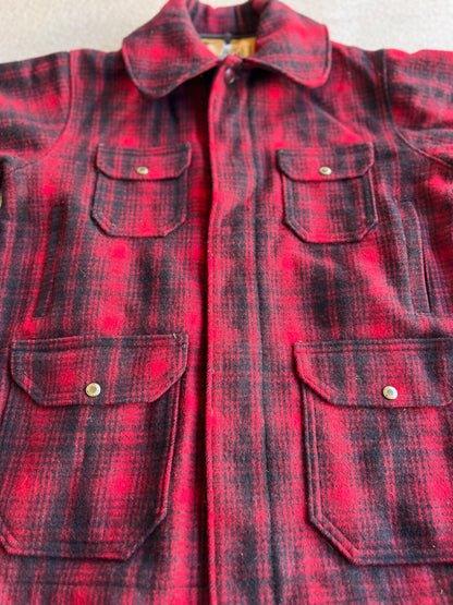 Vintage Woolrich Mackinaw Plaid Shore Jacket 42R
