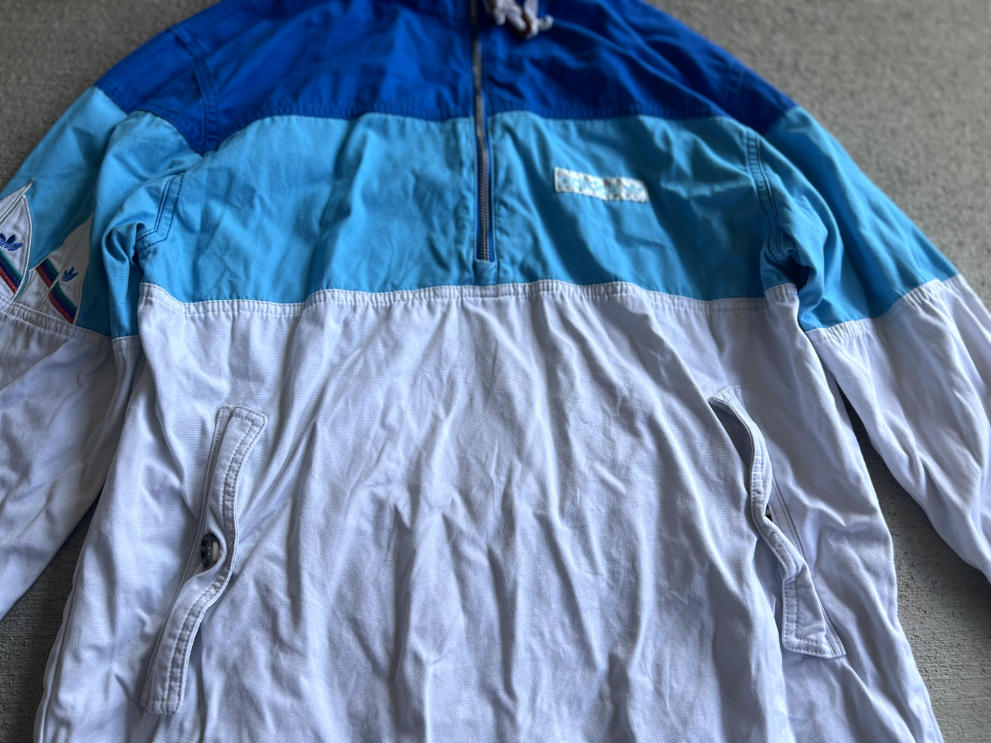 Rare Vintage 90's Adidas Hooded Sailing Jacket
