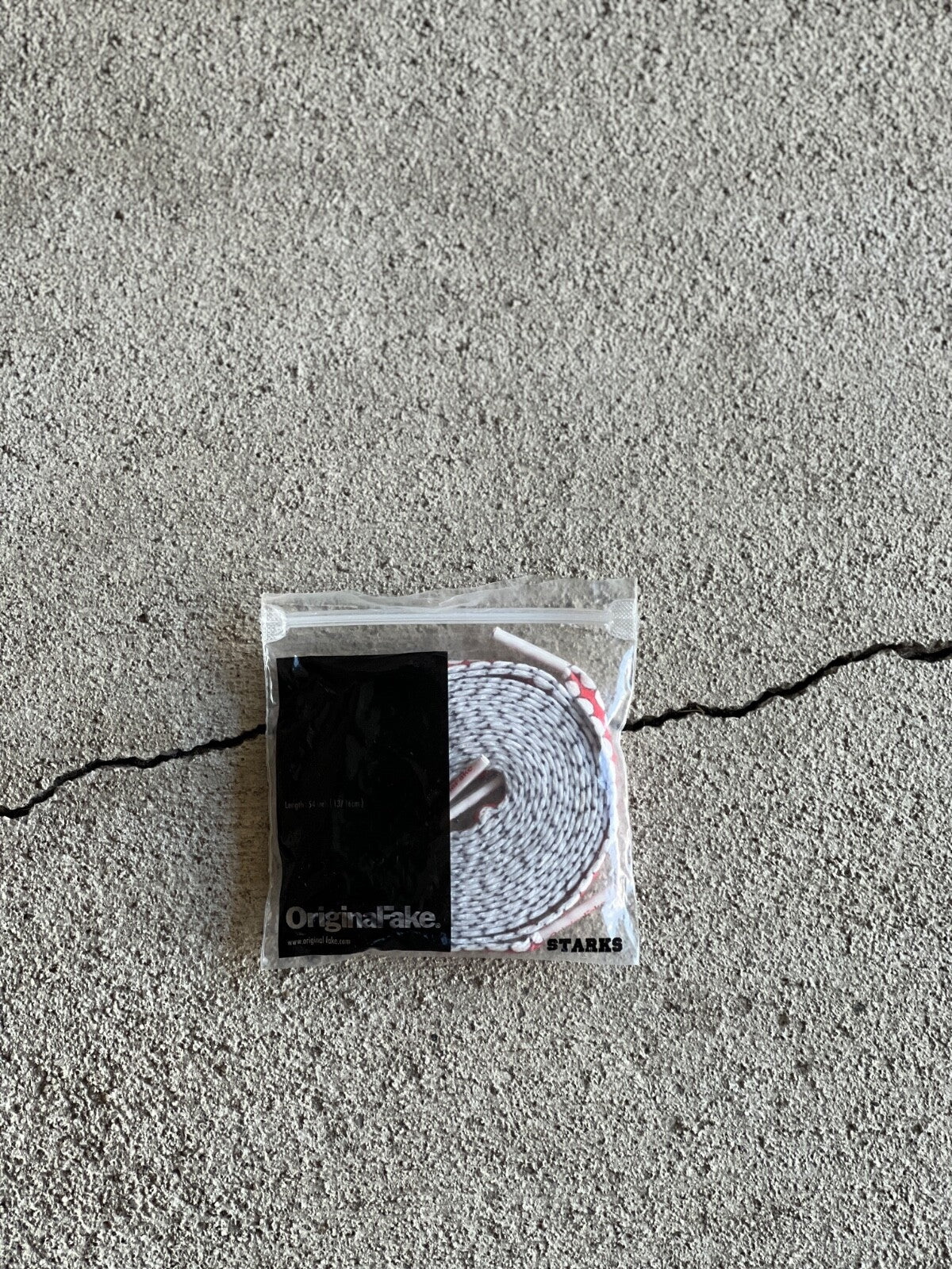 Super Rare Brand New Original Fake x Starks  "Chomper" Shoe Laces