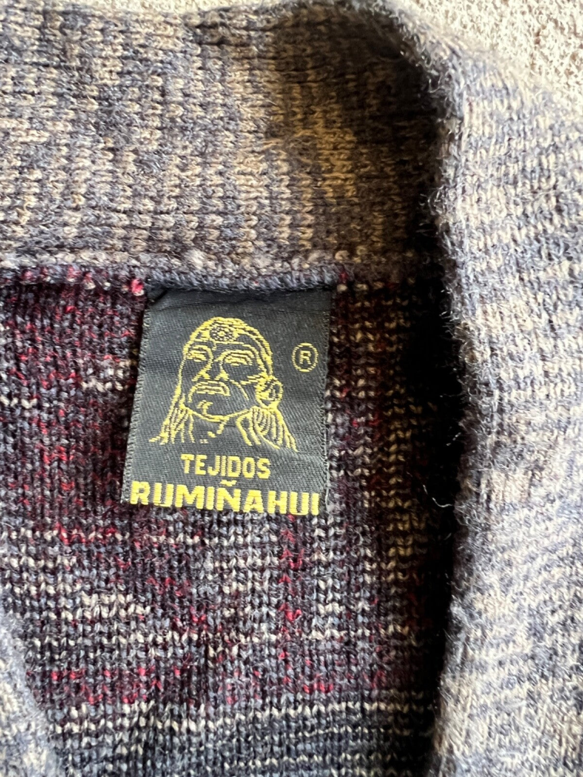 Rare Tejidos Ruminahui Fair Isle Alpaca Cardigan Sweater