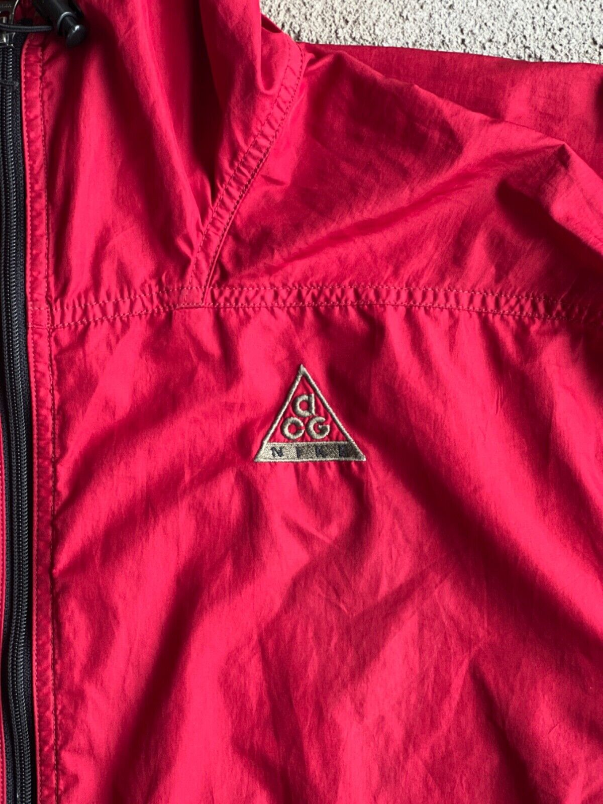 Vintage 90's Nike ACG 1/2 Zip Two-Tone Pullover Windbreaker Jacket