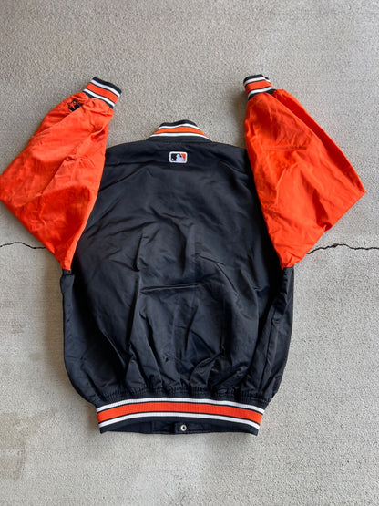 Vintage 90's Starter Diamond Baltimore Orioles Bomber Jacket