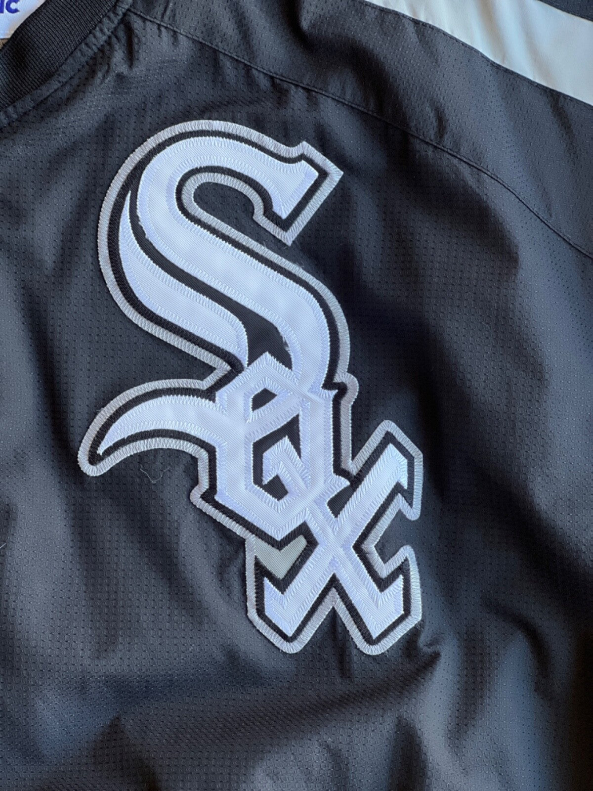 Vintage 90's Majestic Chicago White Sox 3/4 Zip Pullover Jacket