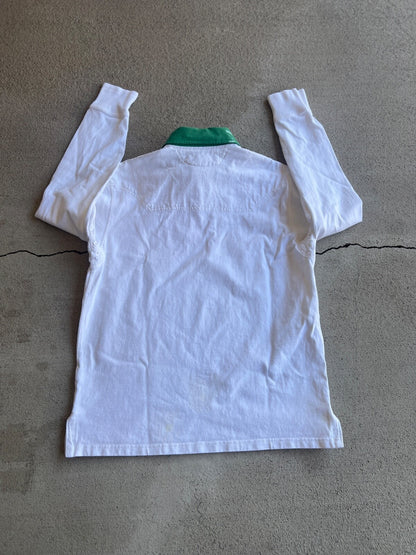 Vintage Y2K Polo Ralph Lauren Quilted Neckline Rugby Shirt