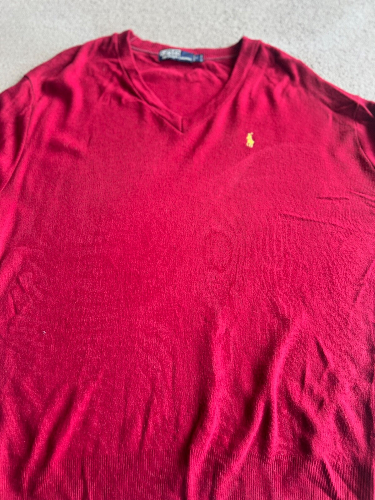 Vintage 90's Polo Ralph Lauren V-Neck Sweater