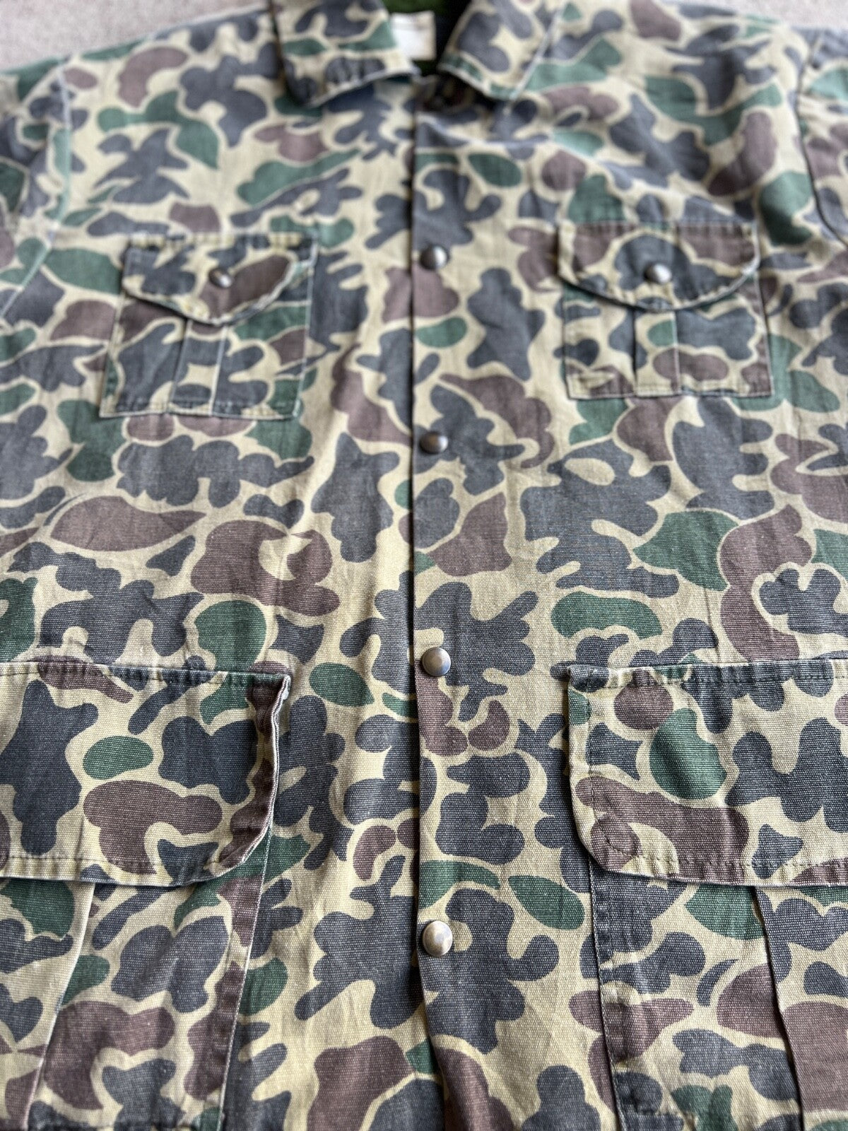 Vintage Lee Duck Camo Hunting Jacket