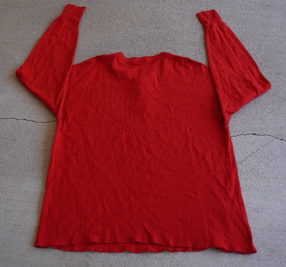 Vintage 80's L.L. Bean Long Sleeve Henley Shirt