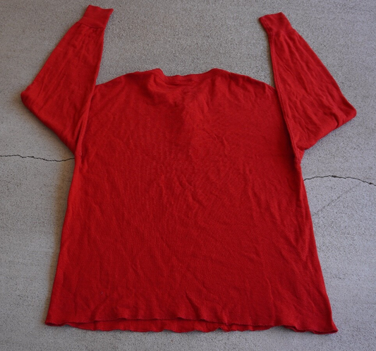 Vintage 80's L.L. Bean Long Sleeve Henley Shirt