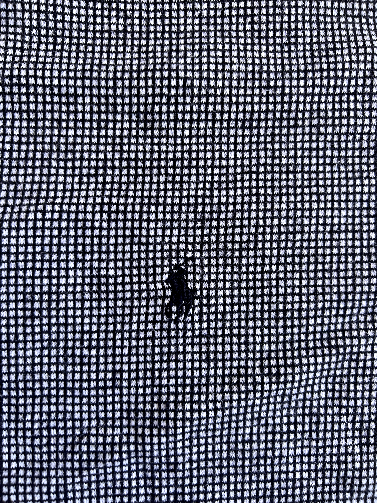 Vintage Y2K Polo Ralph Lauren Small Grid Polo Shirt