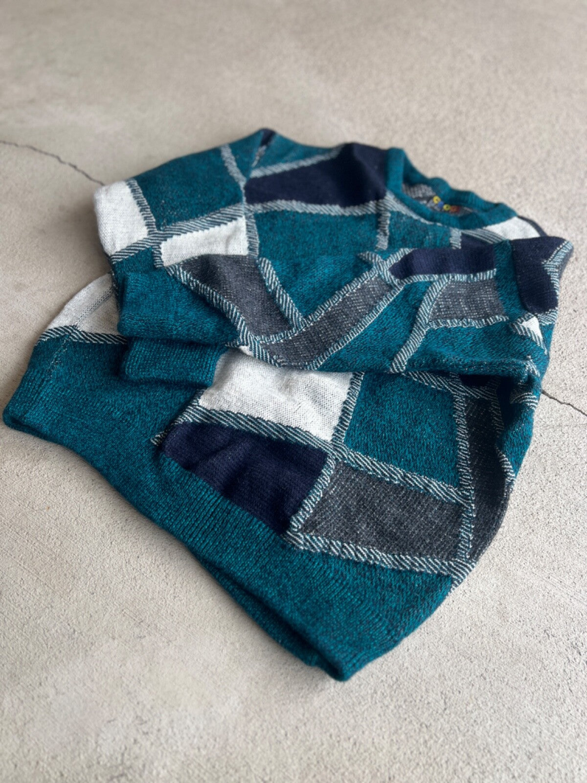 Vintage Coogi Geometric  Crewneck Sweater